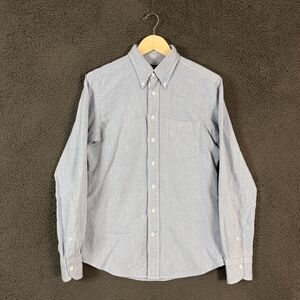 Spier & Mackay Shirt Mens 15 Blue Oxford Button Down OCBD Extra Slim Fit